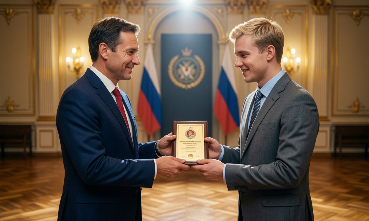 награждение сотрудника